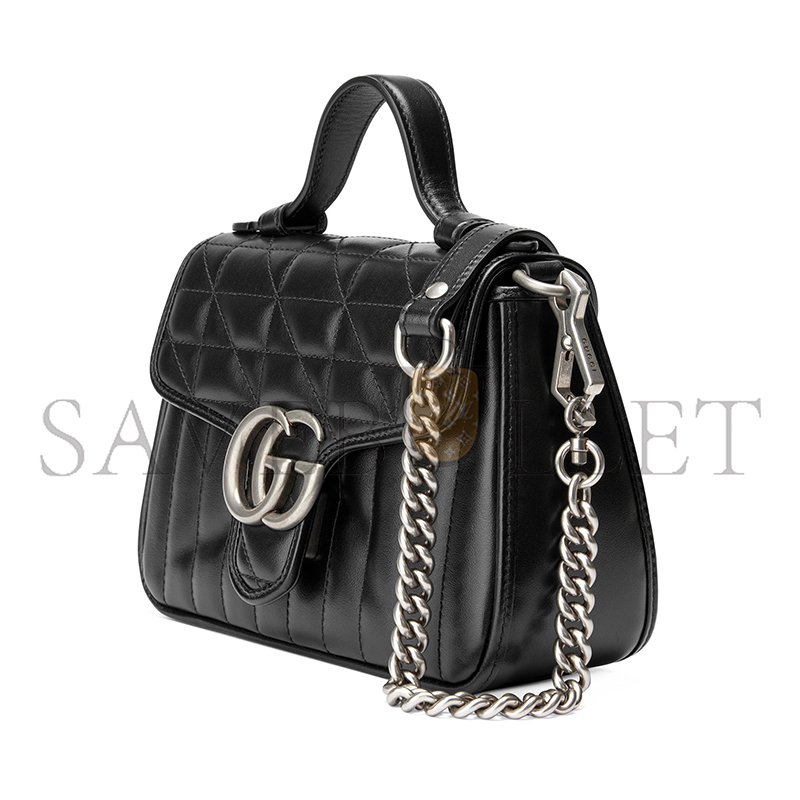 GUCCI GG MARMONT MINI TOP HANDLE BAG 583571 (21*15.5*8cm)